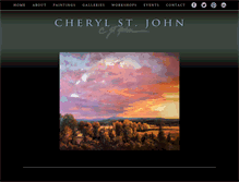 Tablet Screenshot of cherylstjohn.com